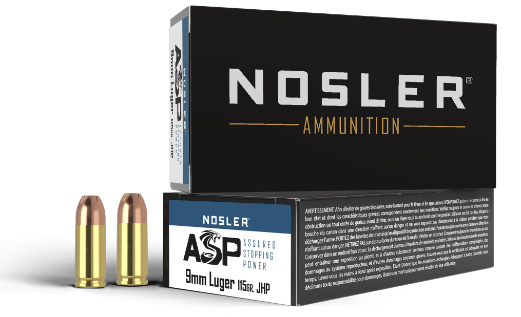 Nosler ASP JHP Ammo
