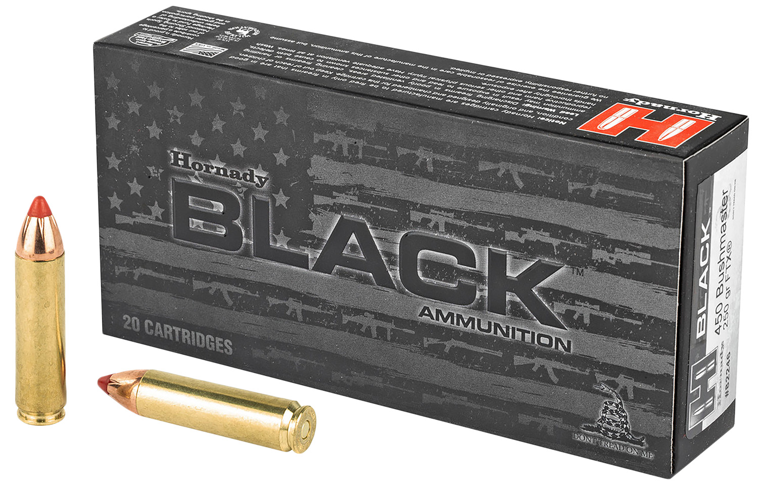 450 Bushmaster Ammo - Hornady Black FTX Ammo Hornady Black FTX Ammo
