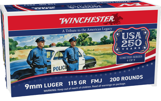 Winchester USA Anniversary Edition FMJ Ammo