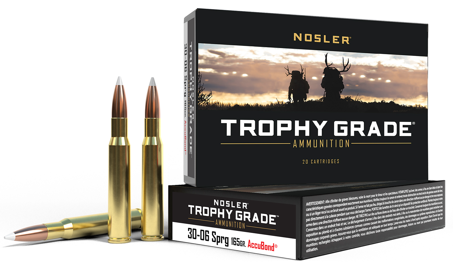 Nosler Trophy Grade Springfield AccuBond Ammo