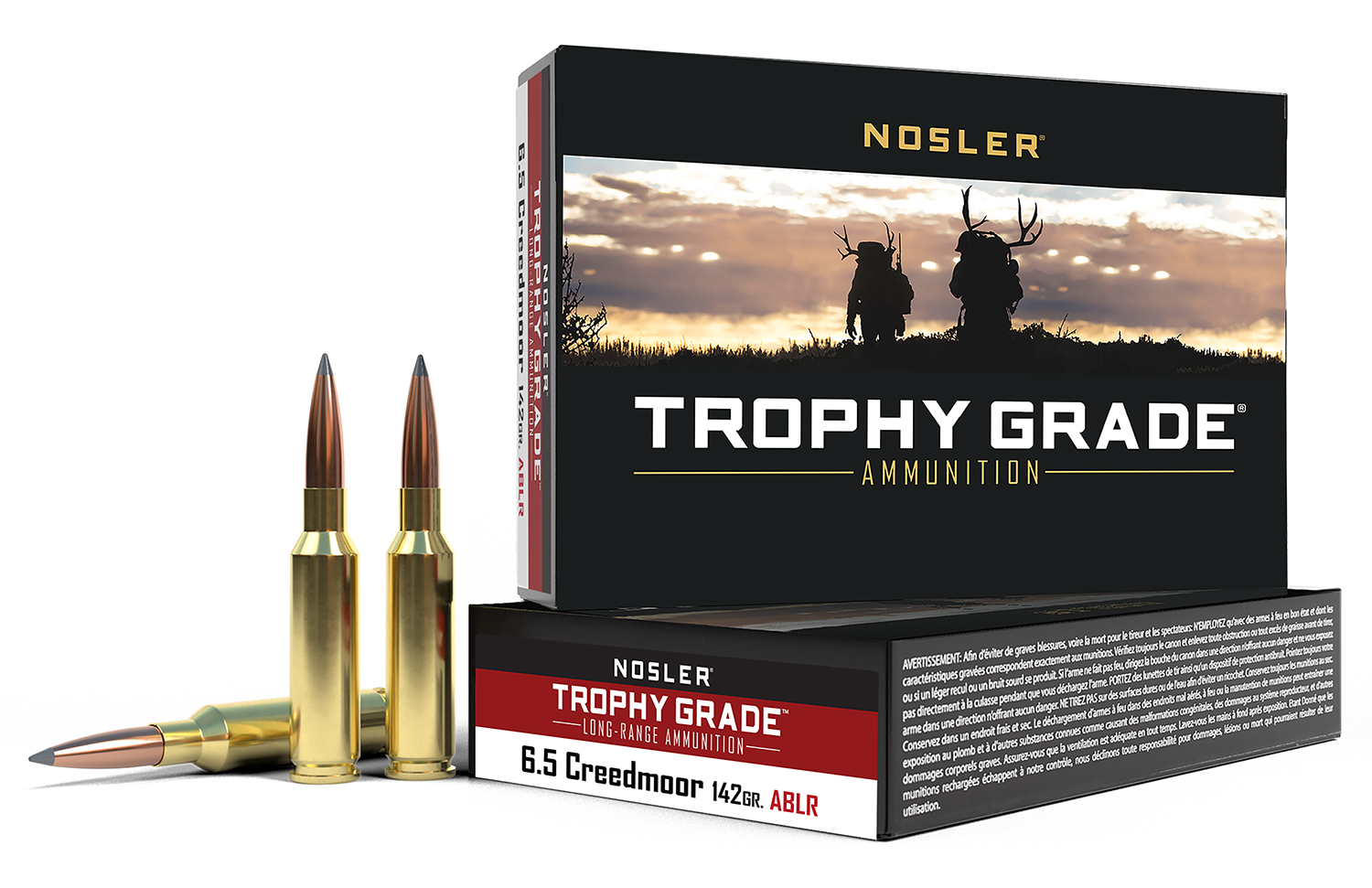 6.5mm Creedmoor Ammo - Nosler Trophy Grade AccuBond Long-Range Ammo Nosler Trophy Grade AccuBond Long-Range Ammo