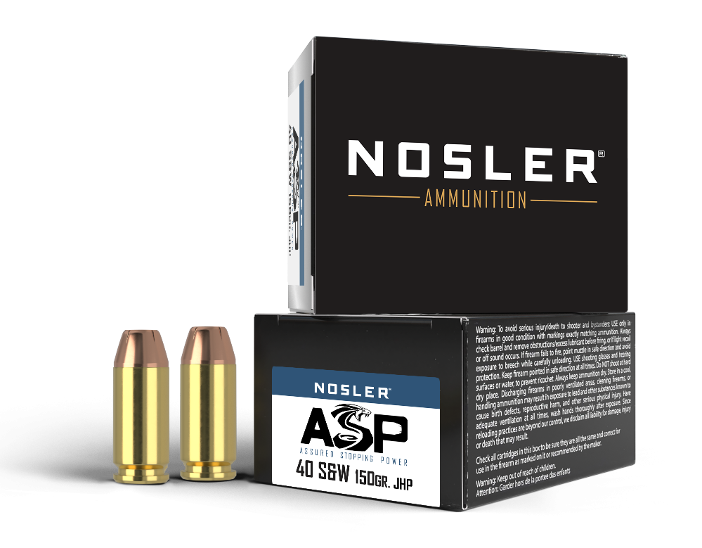 Nosler ASP JHP Ammo