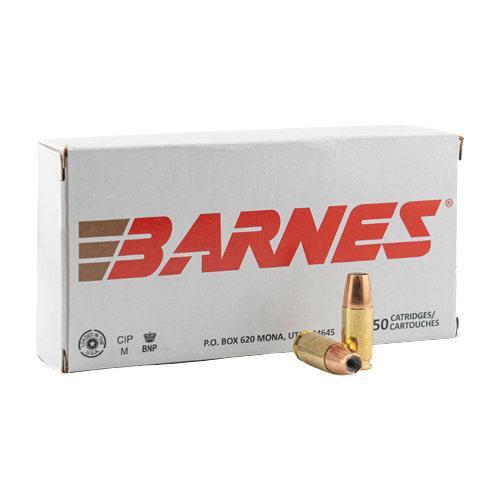 9mm Ammo - Barnes Luger Semi S Ammo JHP Barnes Luger Semi S JHP Ammo