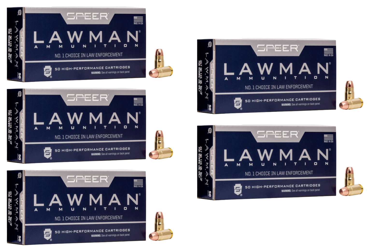 357 SIG Ammo - Speer Lawman Clean-Fire Ammo TMJ Speer Lawman Clean-Fire TMJ Ammo