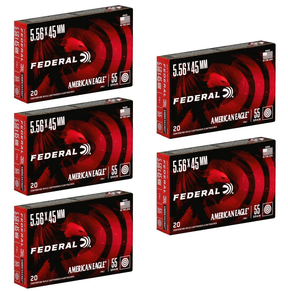 Federal American Eagle Boat-Tail FMJ Ammo