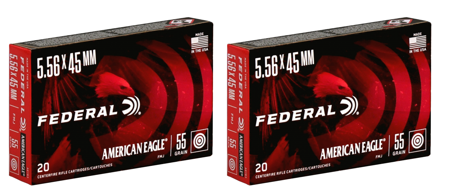 Federal American Eagle Boat Tail FMJ Ammo