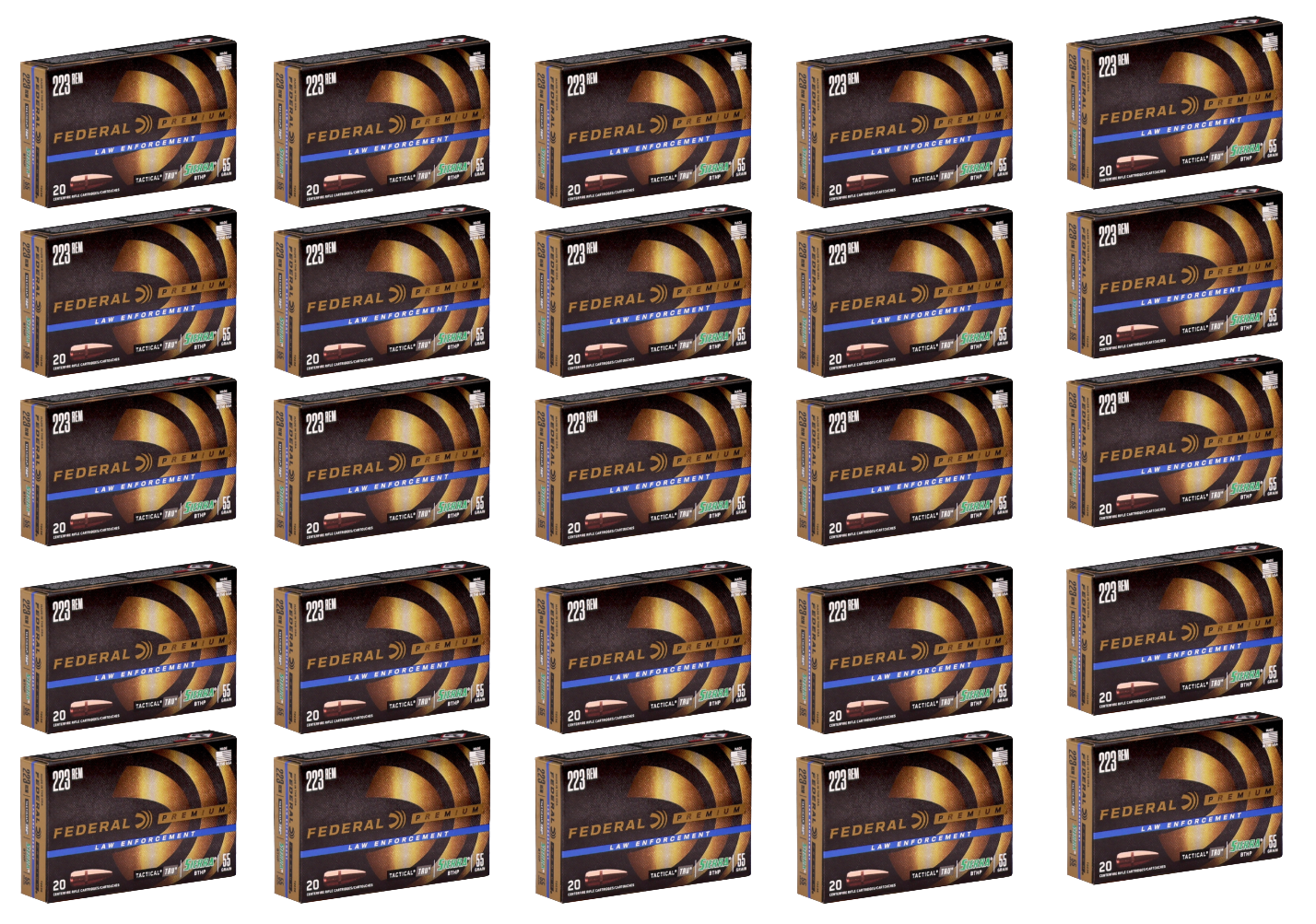 223 Rem Ammo - Bulk Federal LE TRU Sierra GameKing Ammo HP Bulk Federal LE TRU Sierra GameKing HP Ammo