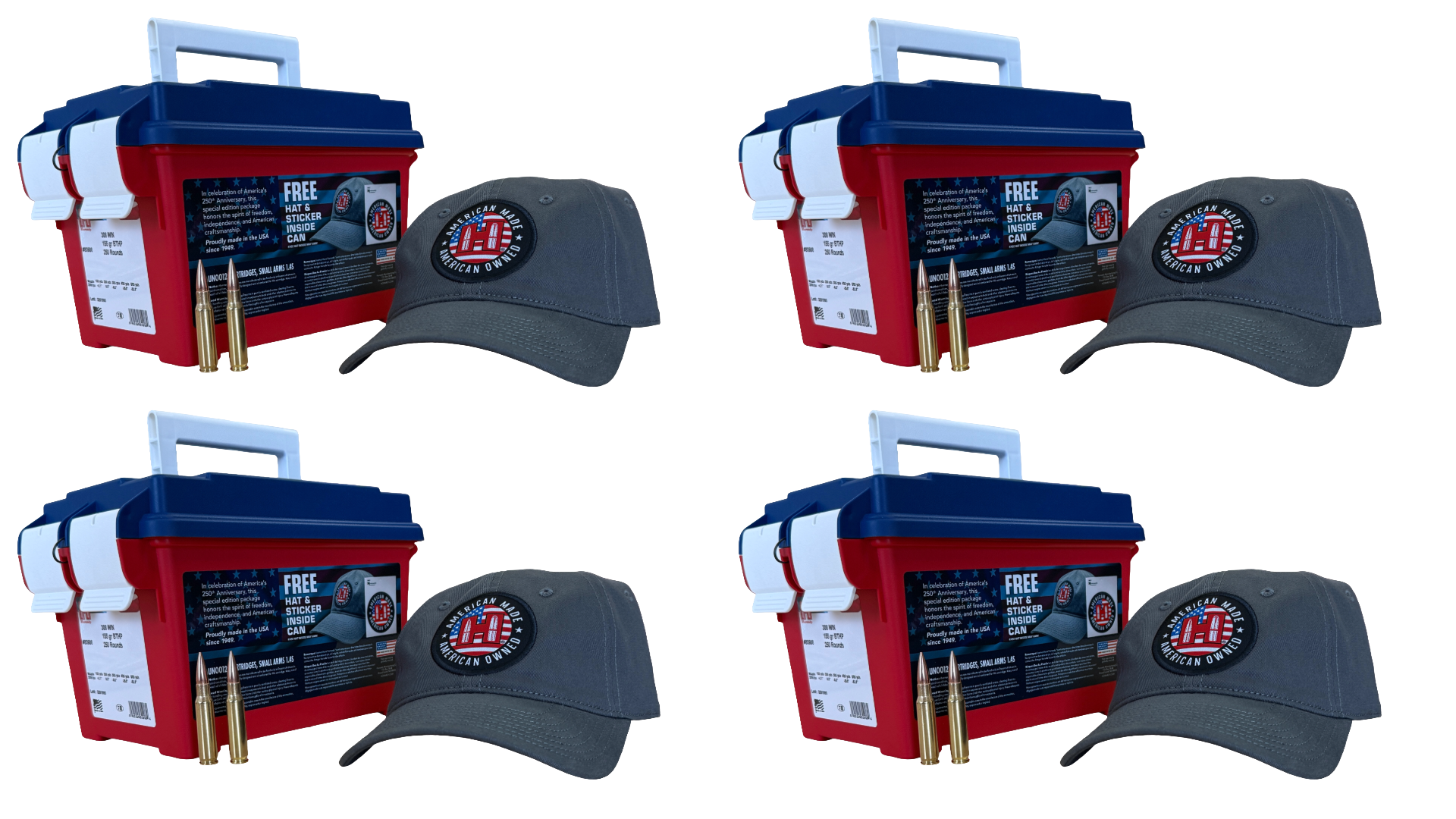 308/7.62x51mm Ammo - Bulk Hornady Anniversary Boat Tail Ammo HP Bulk Hornady Anniversary Boat Tail HP Ammo