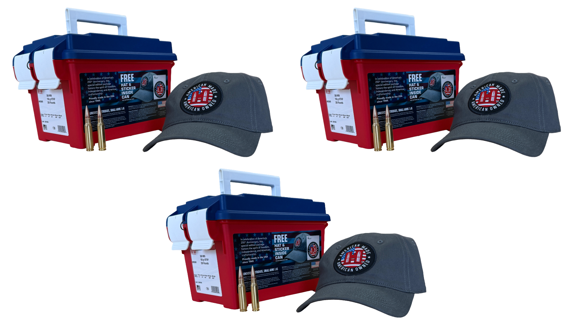 308/7.62x51mm Ammo - Bulk Hornady Anniversary Boat Tail Ammo HP Bulk Hornady Anniversary Boat Tail HP Ammo