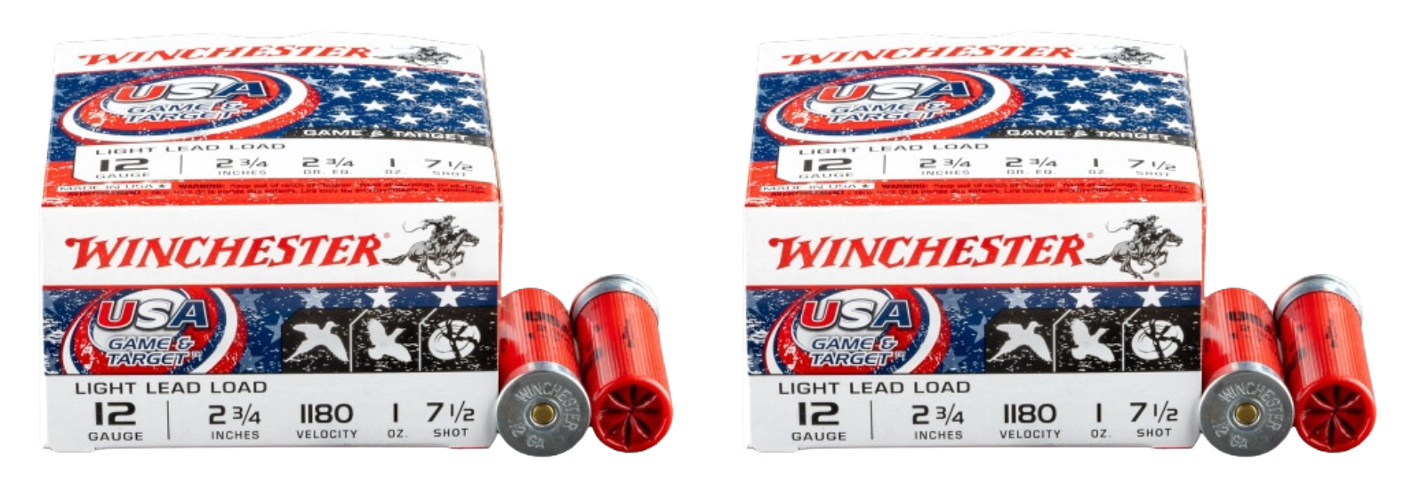 12 Gauge Ammo - Winchester USA Ammo 1oz Winchester USA 1oz Ammo