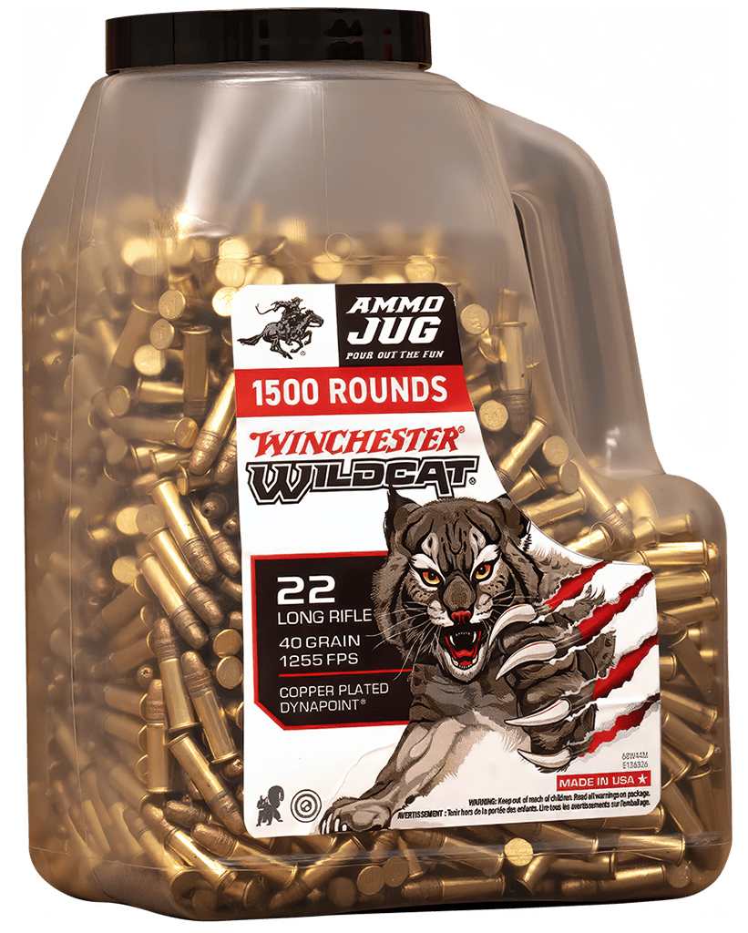 22LR Ammo - Bulk Winchester Wildcat CP Dynapoint Ammo In Jug HP Bulk Winchester Wildcat CP Dynapoint In Jug HP Ammo
