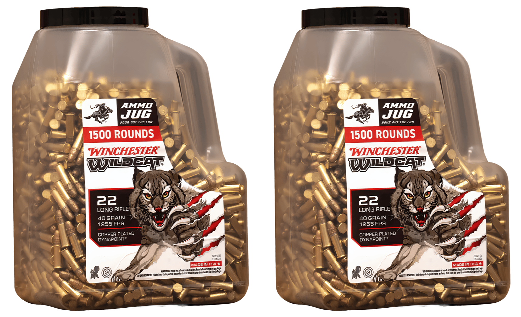 22LR Ammo - Bulk Winchester Wildcat CP Dynapoint Ammo In Jug HP Bulk Winchester Wildcat CP Dynapoint In Jug HP Ammo