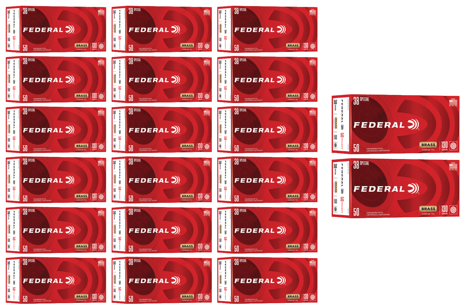 38 Special Ammo - Bulk Federal Champion Ammo FMJ Bulk Federal Champion FMJ Ammo