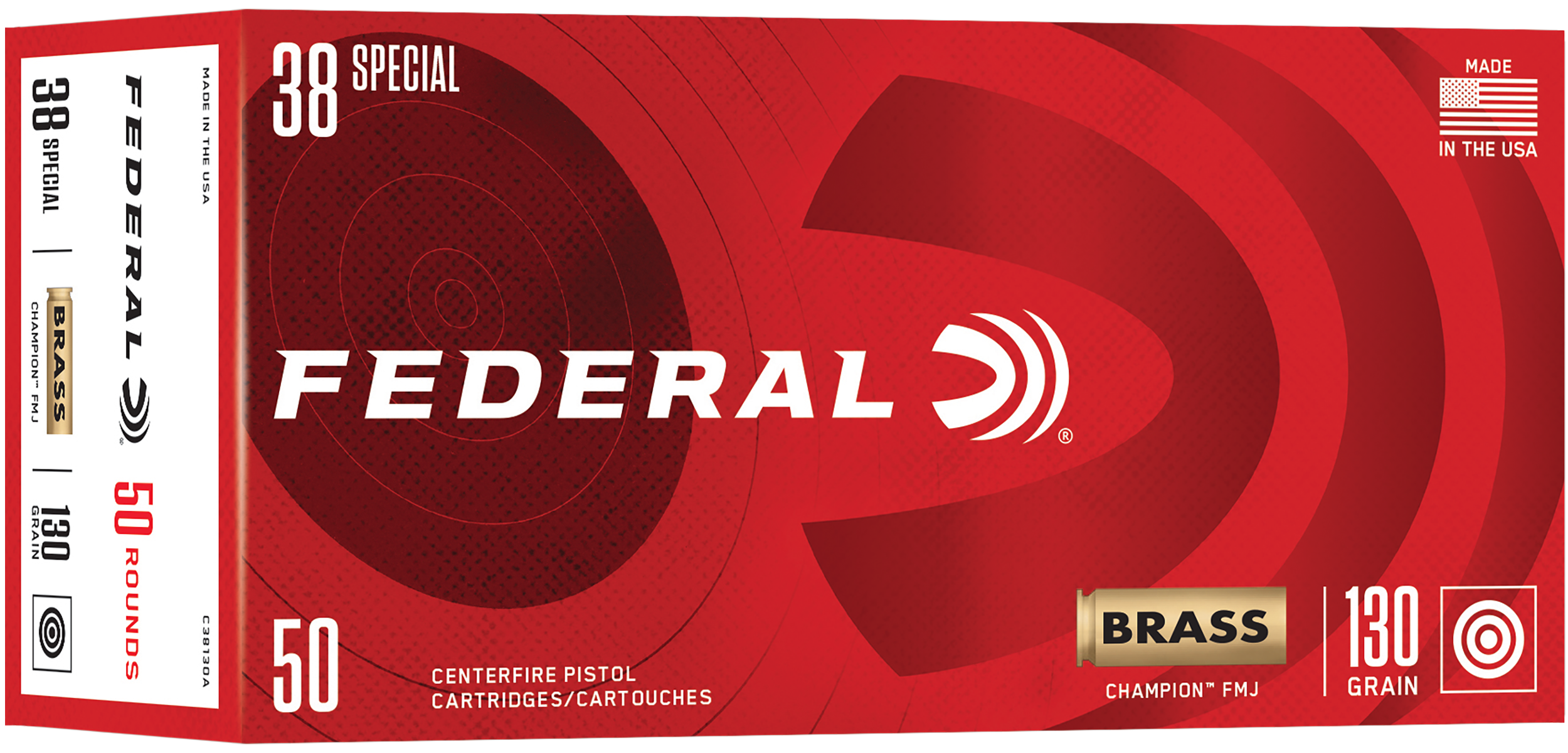 38 Special Ammo - Federal Champion Ammo FMJ Federal Champion FMJ Ammo