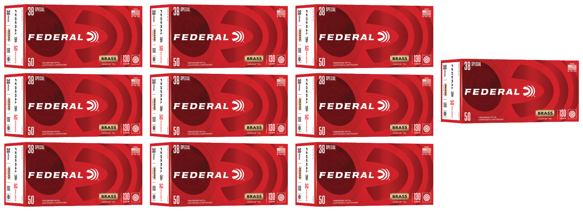38 Special Ammo - Bulk Federal Champion Ammo FMJ Bulk Federal Champion FMJ Ammo