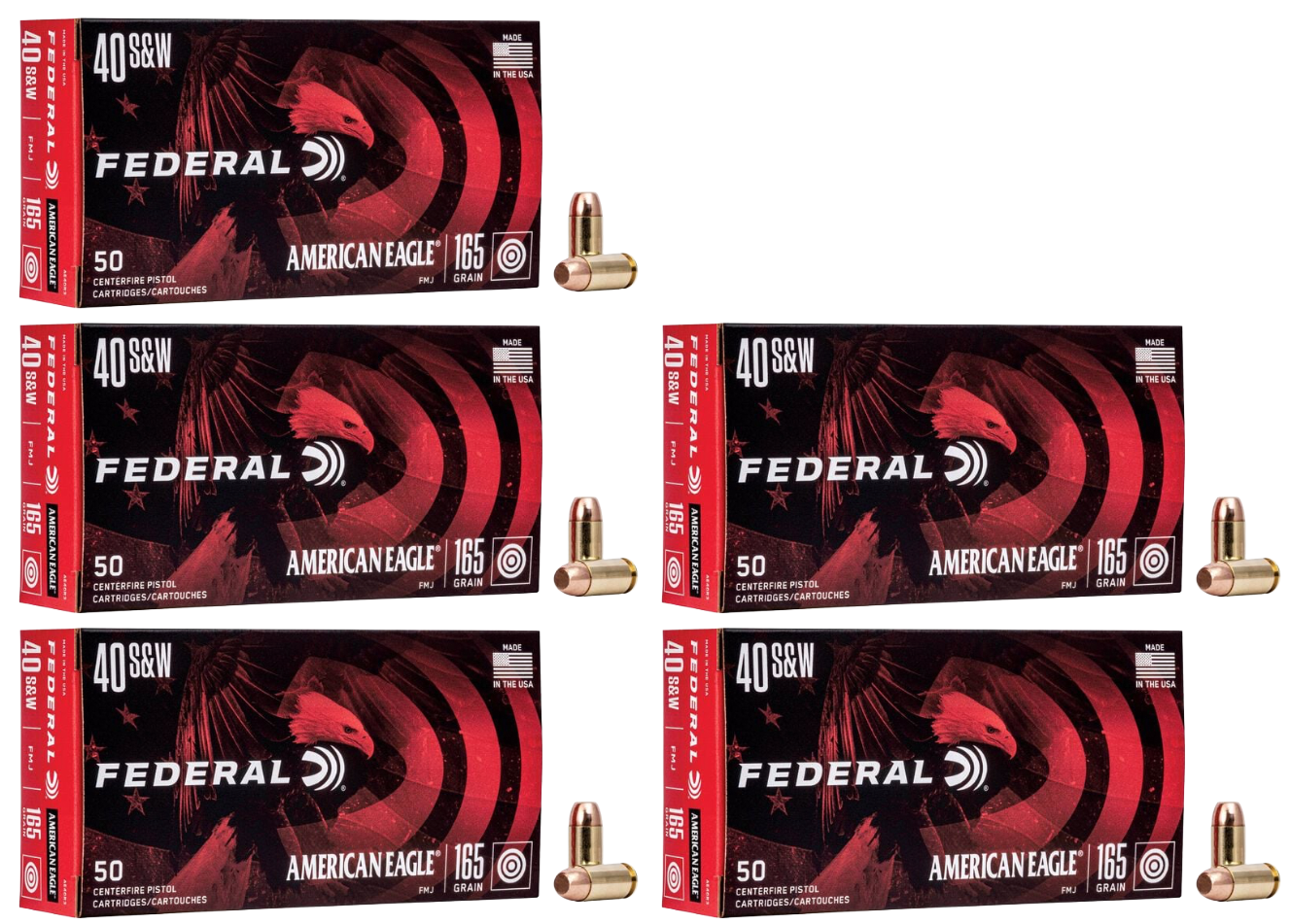 Federal American Eagle FMJ Ammo