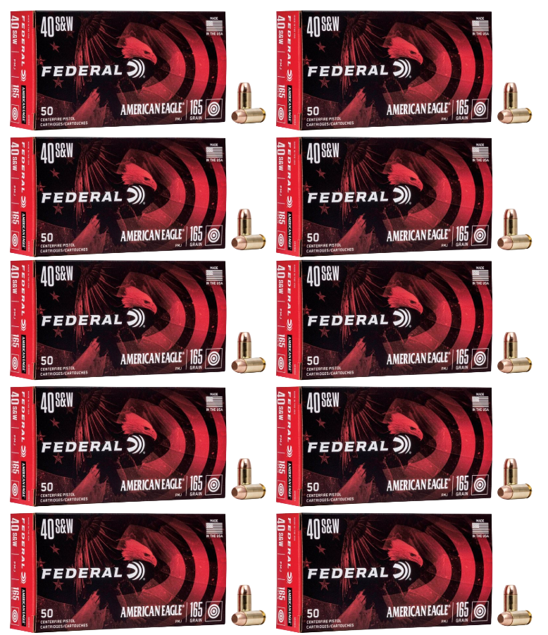 Bulk Federal American Eagle FMJ Ammo