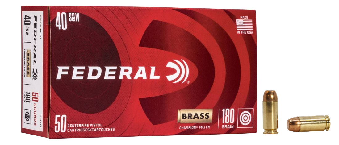 40 S&W Ammo - Federal Champion Training Ammo FMJ Federal Champion Training FMJ Ammo