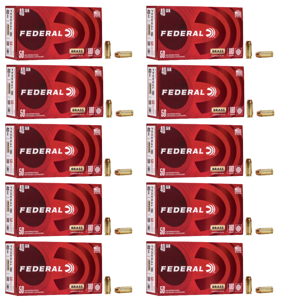 Bulk Federal Champion Training FMJ Ammo