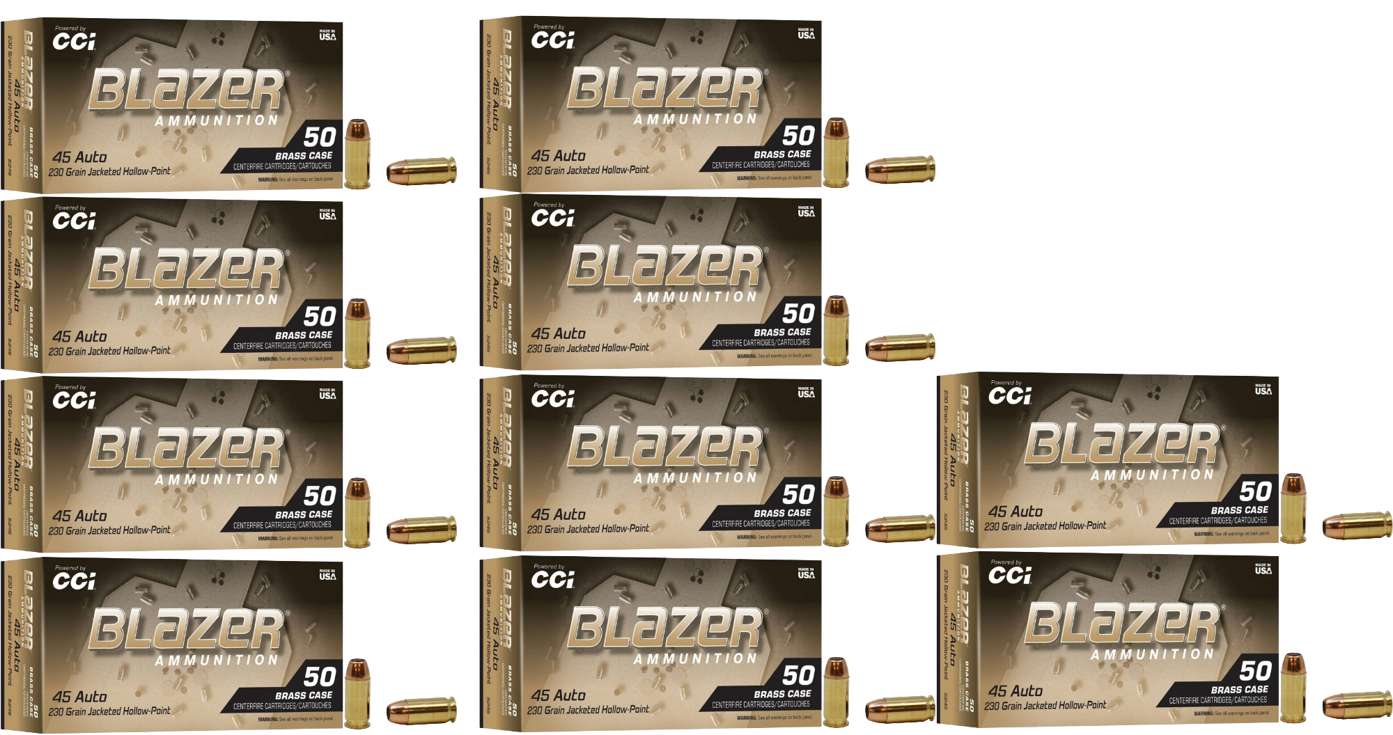 Bulk CCI Blazer JHP Ammo