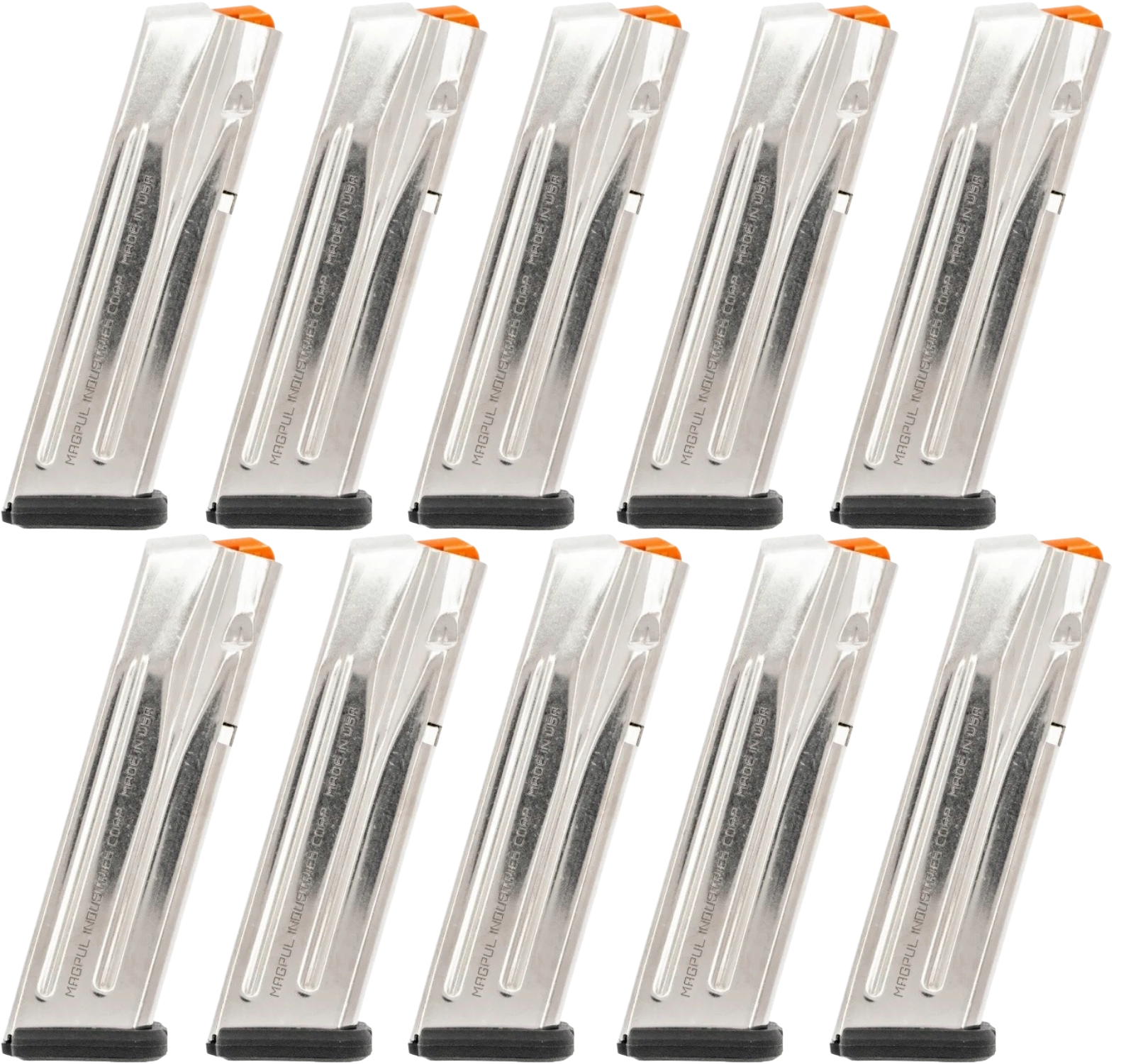 Magpul MAG1331-SST AMAG 17 SG9 Sig P320/M17 9mm 17-Round Magazine, Silver