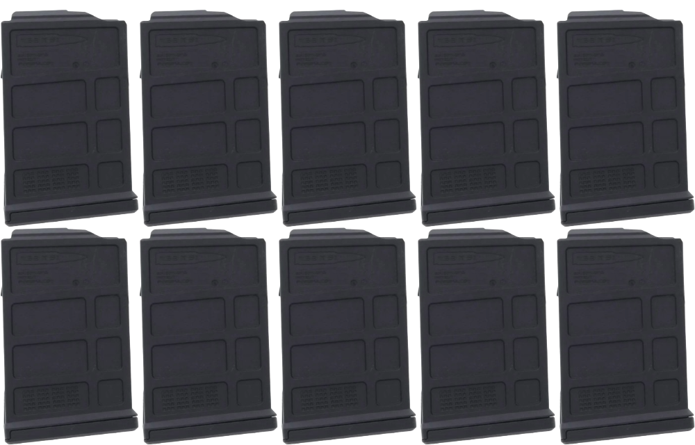 Magpul MAG579BLK PMAG 10 AC AICS Short Action .308/7.62x51 10-Round Magazine, Black