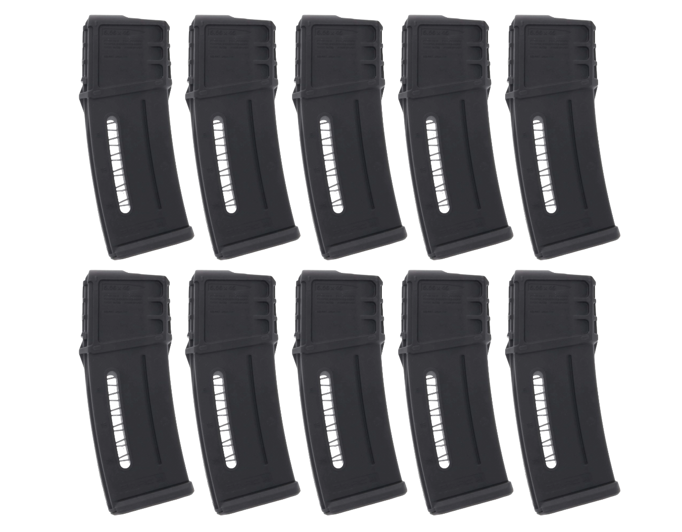 Magpul MAG234BLK PK PMAG 30G MagLevel HK G36 .223/5.56 30-Round Magazine, Black