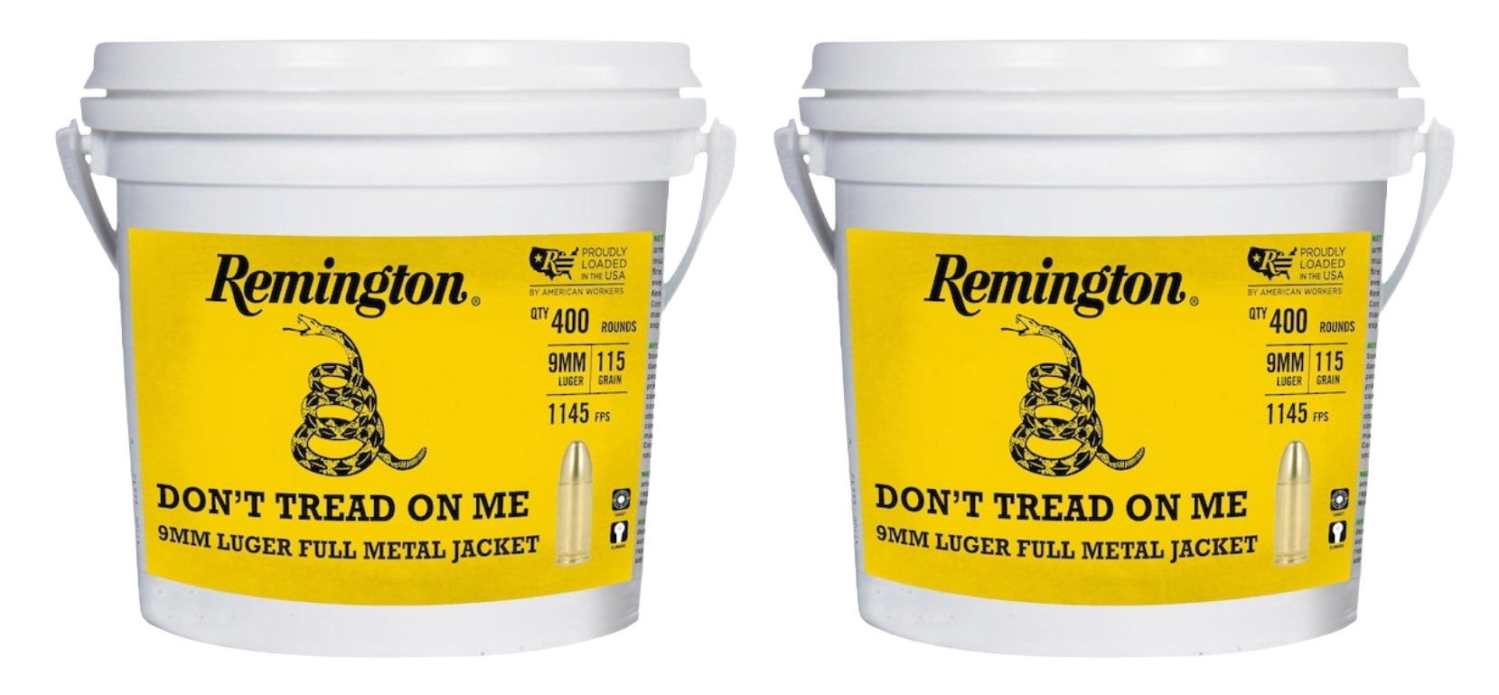 9mm Ammo - Bulk Remington UMC DTOM Bucket Of Ammo FMJ Bulk Remington UMC DTOM Bucket Of FMJ Ammo