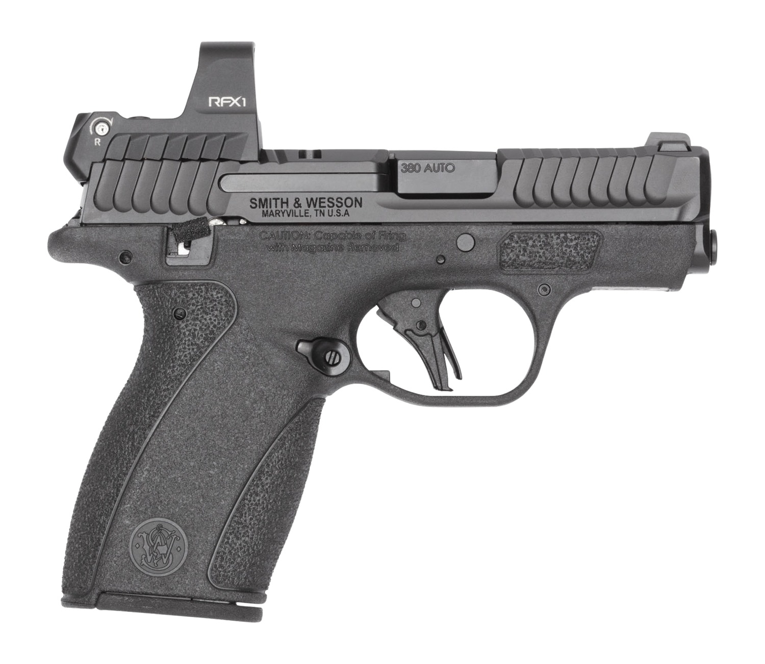 Smith & Wesson Bodyguard 2.0 380 ACP (OR) 12rd Pistol, Viridian RFX1 Optic, Black