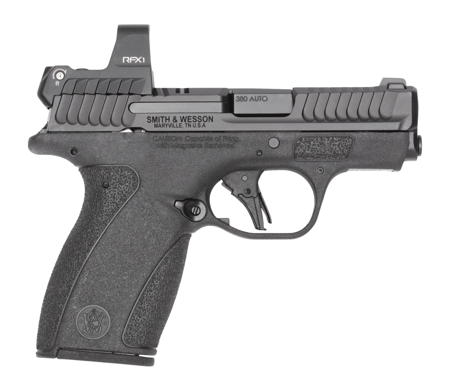 Smith & Wesson Bodyguard 2.0 380 ACP (OR) 12rd Pistol, Viridian RFX1 Optic, Black