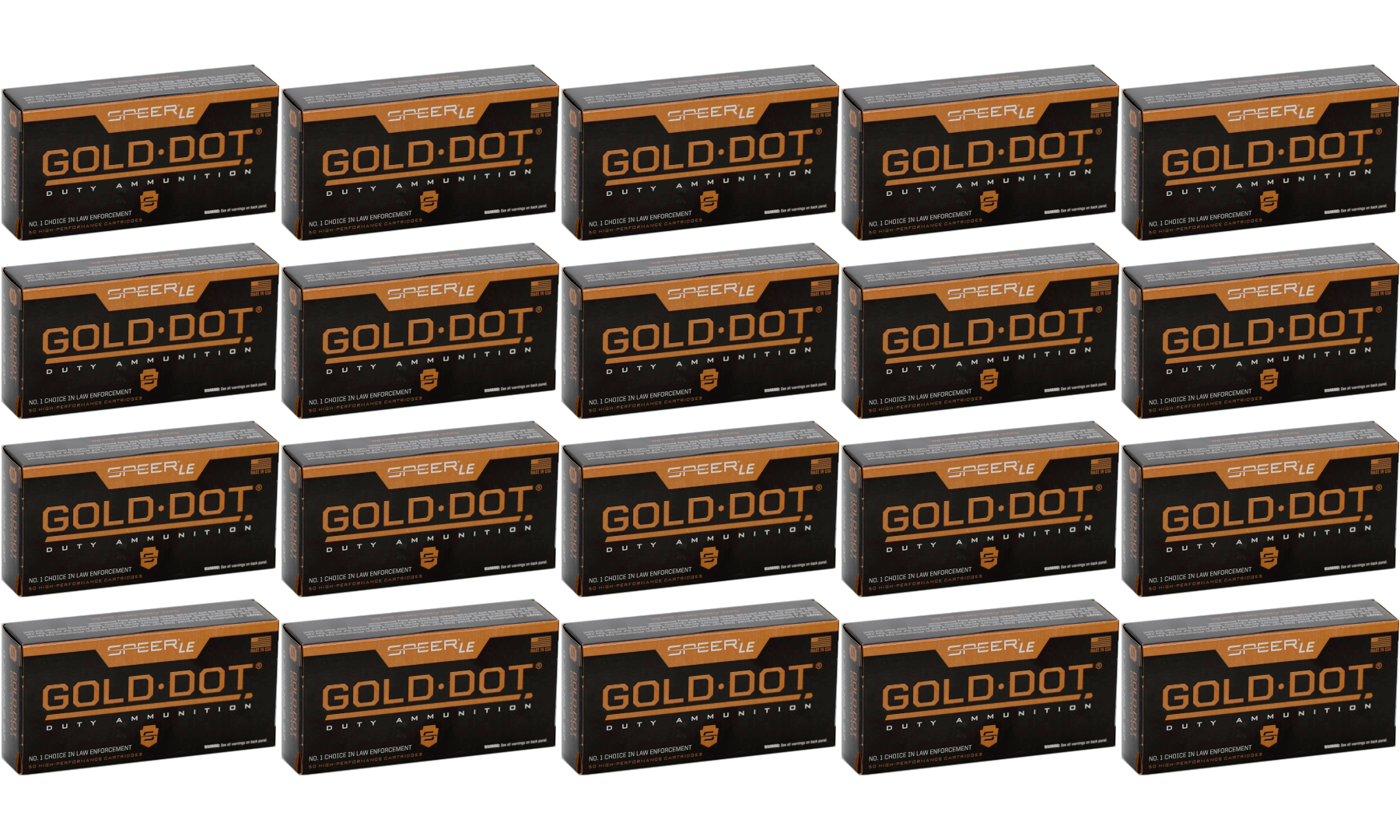 45 ACP/Auto Ammo - Bulk Speer Gold Dot LE Duty Ammo JHP +P Bulk Speer Gold Dot LE Duty JHP +P Ammo