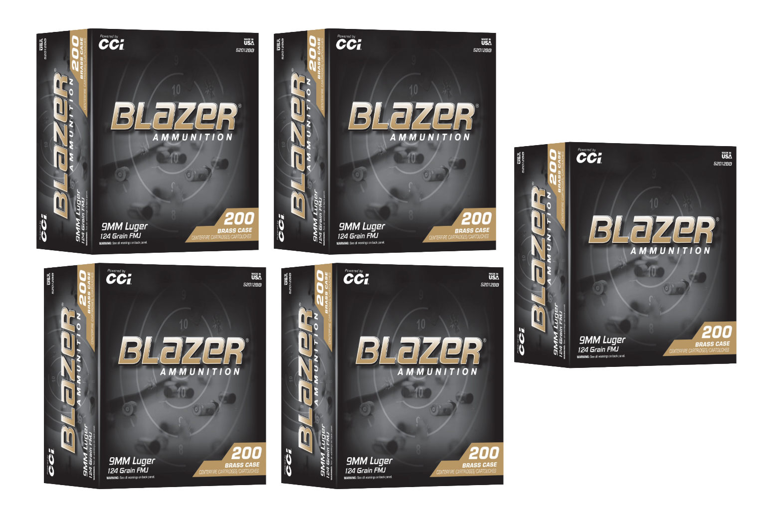 9mm Ammo - Bulk CCI Blazer Ammo FMJ Bulk CCI Blazer FMJ Ammo