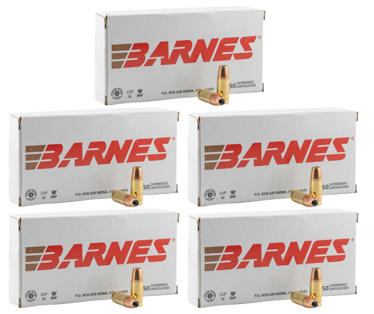 9mm Ammo - Barnes Luger Sierra Ammo JHP Barnes Luger Sierra JHP Ammo