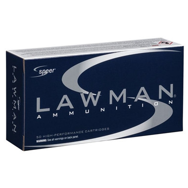 Speer Lawman Bonded Training, 38 Spl +P, 158 Gr,  TMJ, Per 1,000 Round