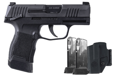 SIG SAUER P365 TACPAC 9MM PISTOL 12RD 3 MAGS and Holster