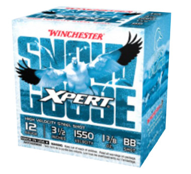 Winchester Xpert Snow Goose Steel Shotgun Shells. 12 Gauge, 3.50", 1 3/8 oz. Box price, 25 Shells/Box.