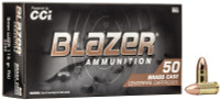 CCI 5200 Blazer Brass 9mm Luger 115 gr Full Metal Jacket
