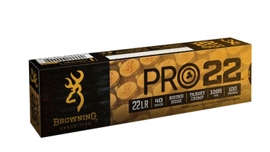 Browning 22 LR PRO-22 LRN STD VEL 40 GR 100rds