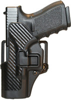 Blackhawk Serpa CQC Carbon Fiber Holster for Glock 17/22/31, Left H - 410000BK-L