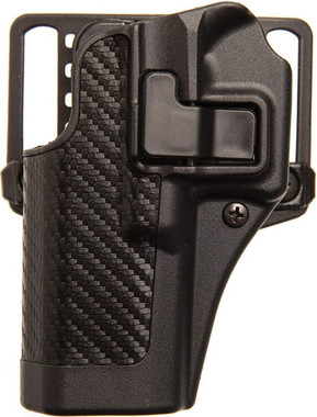 Blackhawk Serpa CQC Carbon Fiber Holster Glock 19/23/32/36, Left H - 410002BK-L