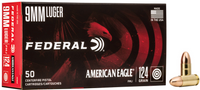 Federal American Eagle 9MM 124 Grain Full Metal Jacket