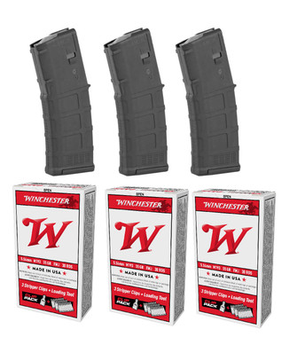 Deal Winchester On Stripper Clips With Tool + Gen Magpul AR Mags Ammo