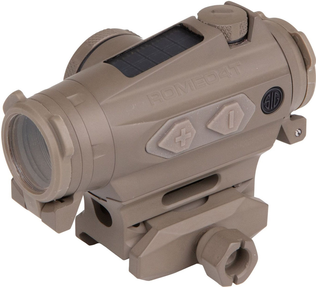 Sig Sauer SOR43131 Romeo4T 1x20mm 2 MOA Ballistic Circle Red Dot Sight, FDE