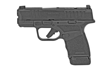 Springfield, Hellcat, OSP, Striker Fired, Semi-automatic, Polymer Frame Pistol, Sub-Compact, 9MM, 3" Hammer Forged Barrel, Melonite Finish, Black, Textured Grip, Tritium Front Sight, Tactical Rack Rear Sight, Optics Ready, 5 Magazines -