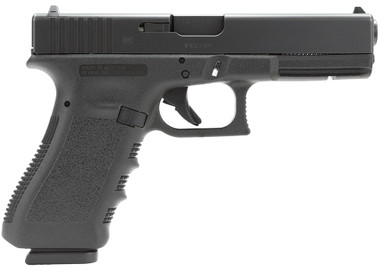 Glock PI1750201 G17 Gen3  CA Compliant 9mm Luger  4.49 Barrel 101 Black Polymer Frame  Slide Finger Grooved Rough Texture Polymer Grip Safe Action Trigger