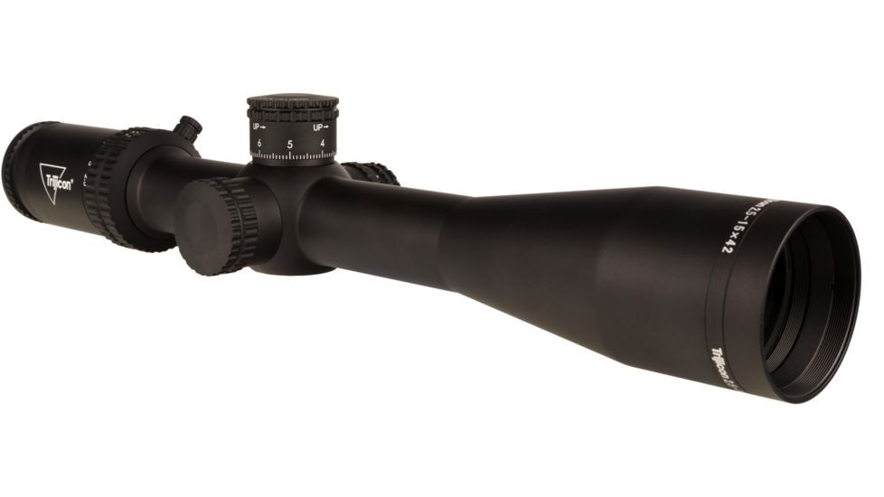 Trijicon CR1542-C-2900034 2900034 Credo Matte Black 2.515x42mm 30mm Tube LED Illuminated Red MRAD Center Dot Reticle