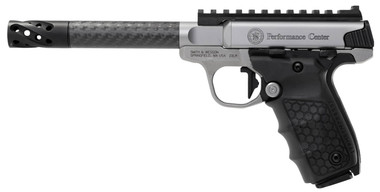 Smith  Wesson 12080 Performance Center Victory Target 22 LR 6 CF MB 101 Stainless Steel Tandemkross Black HiveGrip with Integrated Target Thumb Rest Grip