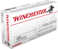 Winchester USA 45 ACP 230 Grain Jacketed Hollow Point