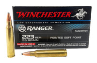 Winchester Ranger 223 Remington 55 Grain Pointed Soft Point