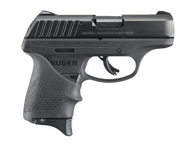 Ruger 9mm 3 Barrel BlackSteel Hogue Beavertail Grip Pistol  7Rd